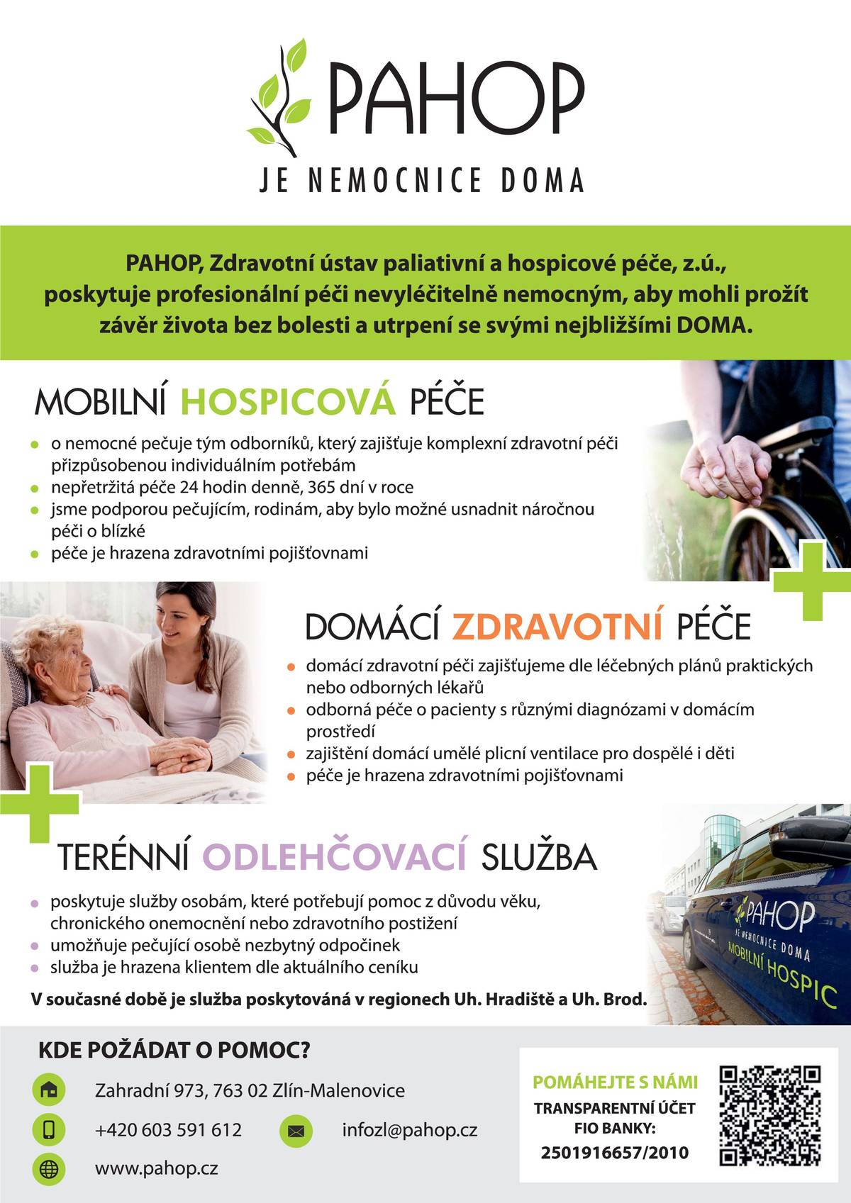 Péče o nevyléčitelně nemocné občany v jejich domácím prostředí...