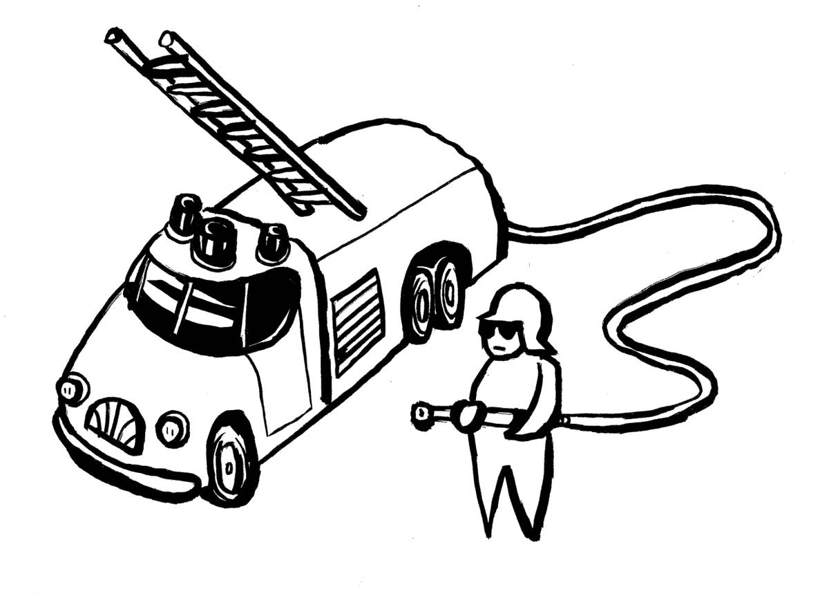 Informace o požáru a poděkování všem, kteří pomáhali při této nepříjemné události.