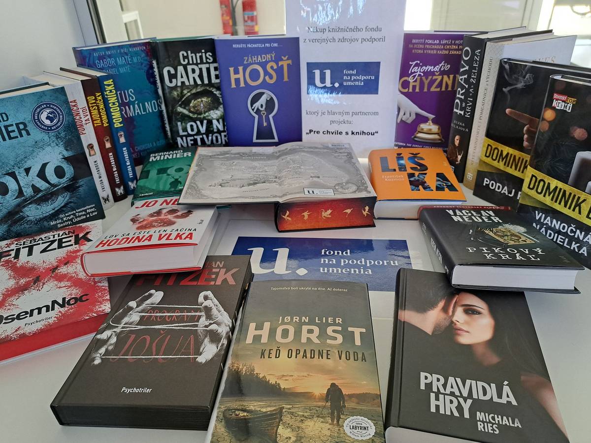 📚S radosťou oznamujeme občanom, že naša výzva Pre chvíle s knihou bola úspešná. Výzvu z verejných zdrojov podporil Fond na podporu umenia sumou 1 300 € .  💛Čitatelia knižnice sa môžu tešiť na nové knihy.