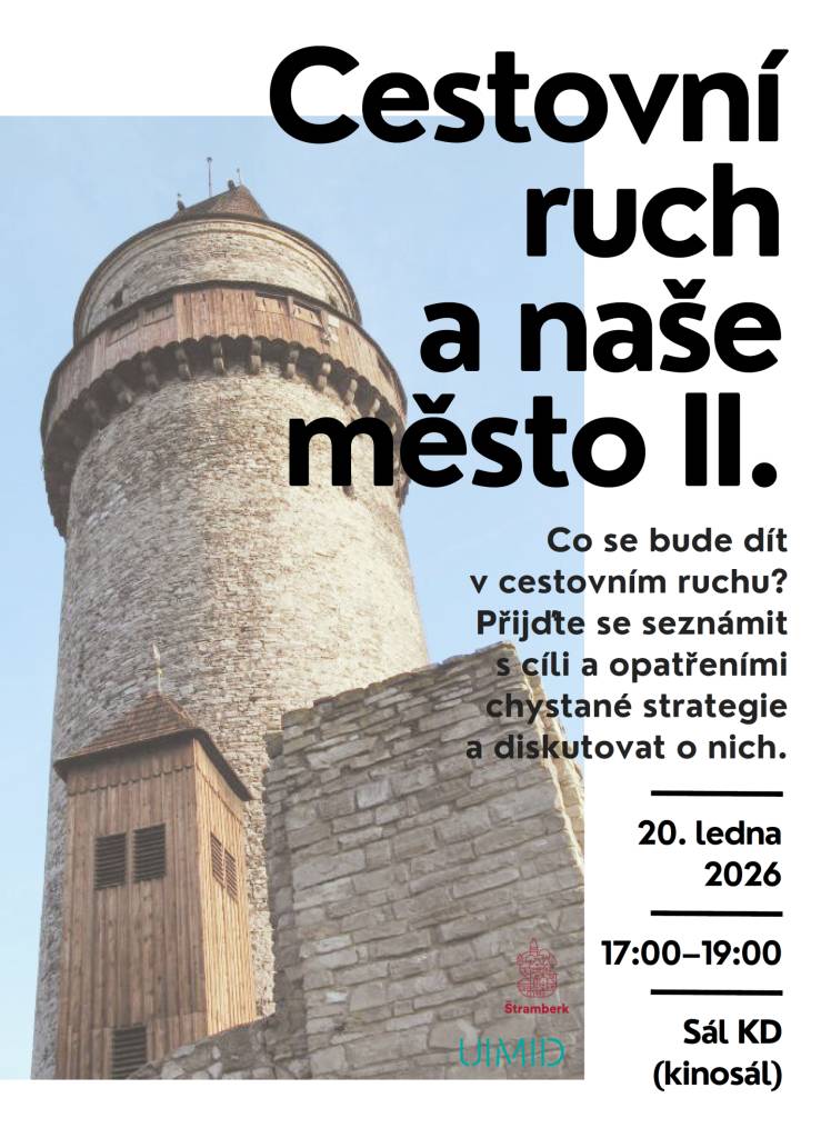 Přijďte se dozvědět více, uplatnit své názory v diskusi a přispět k tomu, aby  cestovní ruch přinášel užitek a podporoval kvalitní život obyvatel Štramberka.