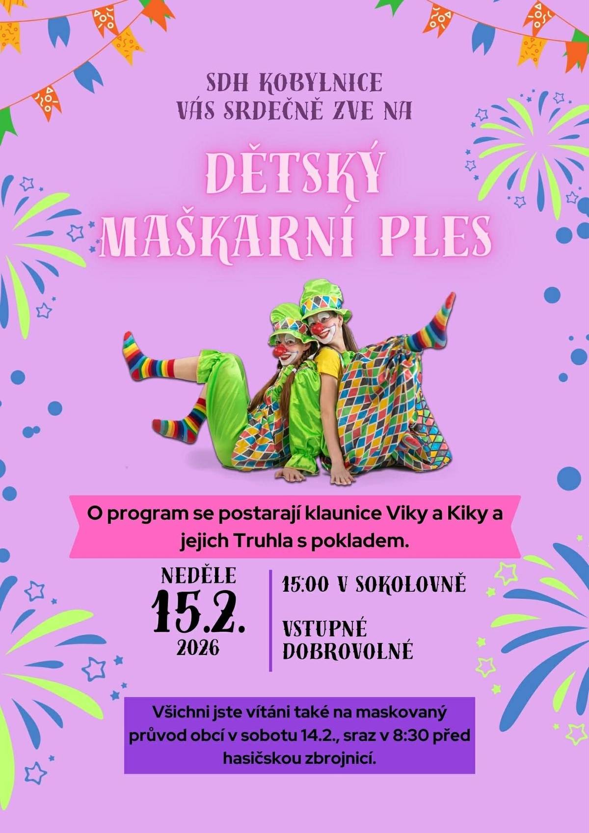 SDH Kobylnice srdečně zve na