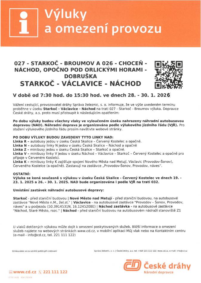 Výlukový jízdní řád