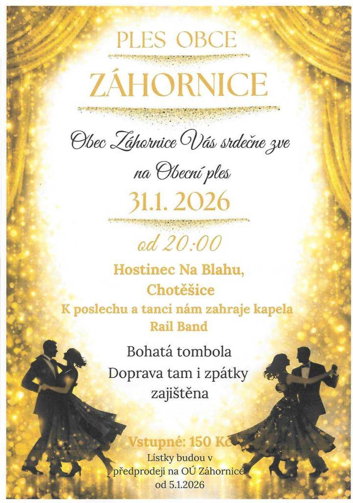 Kdy? 31.1.2026  Kde? Hostinec Na Blahu, Chotěšice  V kolik? od 20:00 hodi