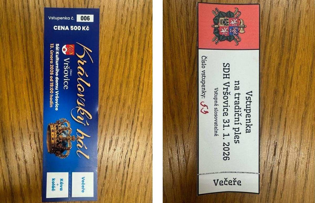 Na obecním úřadě jsou k dispozici rezervované vstupenky na Královský bál.     Také prodáváme vstupenky na tradiční hasičský bál.