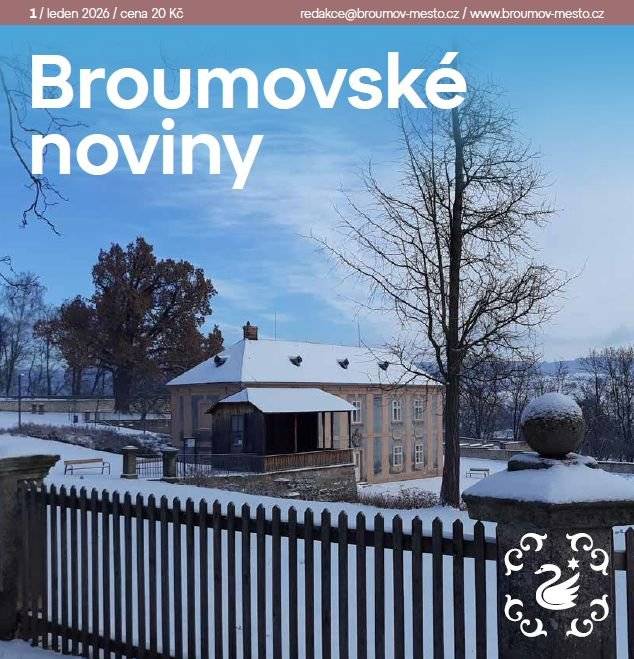 Přečtěte si lednové číslo Broumovských novin v elektronické podobě ZDE. Přejeme Vám příjemné čtení a hezký den. Město Broumov
