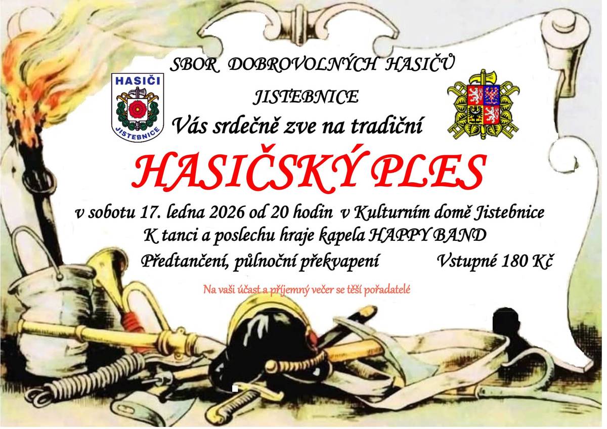 17. ledna 2026 od 20:00 hod.