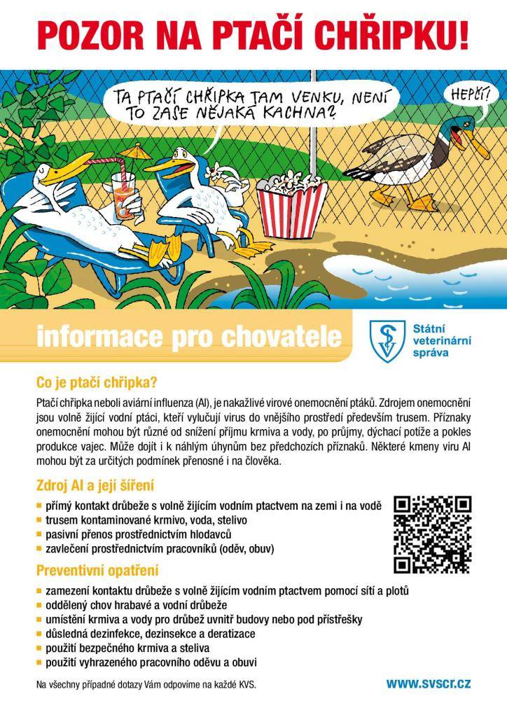Upozornění Státní veterinární správy