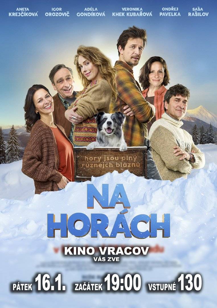 🍿 Kino Vracov: Na horách – 16. 1. 2026 MKK Vracov zve do kina na novou českou romantickou komedii Na horách v pátek 16. 1. 2026 od 19.00 v kinosále kulturního domu ve Vracově. Vstupné: 130 Kč. Občerstvení: zajištěno. 💃 Hasičský ples – 17. 1. 2026 SDH Vracov pořádá tradiční Hasičský ples v sobotu 17. 1. 2026 od 20.00 ve sportovní hale ve Vracově. K tanci i poslechu zahraje skupina JaGr Band. Těšit se můžete na výbornou zábavu a bohatou tombolu! Vstupné: 250 Kč. 🎨 Manželská paleta – 18.–23. 1. 2026 🖼️ Nadace Chamartín Vás srdečně zve na výstavu obrazů manželů Látalových. Na vernisáži budou přítomni autoři obrazů a atmosféru zpestří hudební program souboru Marýnka. Prodejní výstava potrvá do pátku 23. 1. 2026 a bude otevřena denně od 15.00 do 18.00.  ✨ O bohyních na Žítkové - 23. 1. 2026 ✨ Ženský sboreček Koňadra ve spolupráci s MKK Vracov Vás srdečně zvou na besedu Dr. Jiřího Jilíka O bohyních na Žítkové, a to v pátek 23. 1. 2026 od 18.00 v malém sále kulturního domu ve Vracově. Vystoupí Ženský sboreček Koňadra. Vstupné 100 Kč. Předprodej lístků v infocentru Vracov.  💃 Ples sportovců - 24. 1. 2026🕺 TJ Sokol Vracov a FC Vracov Vás srdečně zvou na Ples sportovců v sobotu 24. 1. 2026 od 20.00 ve sportovní hale ve Vracově. K tanci i poslechu zahraje skupina FOCUS ROCK. Chybět nebude ocenění sportovců, tombola, soutěže a bohaté občerstvení. Vstupné je 250 Kč. Předprodej vstupenek v infocentru Vracov.
