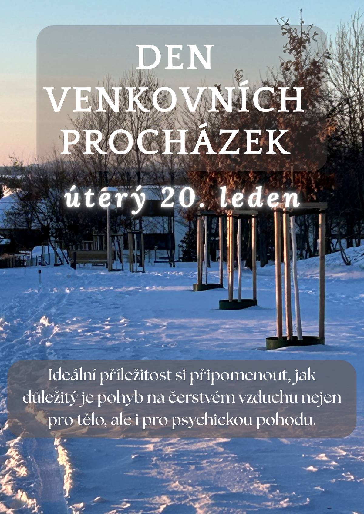 Vyražte načerpat síly na čerstvý vzduch!