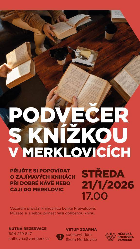 Městská knihovna zve.