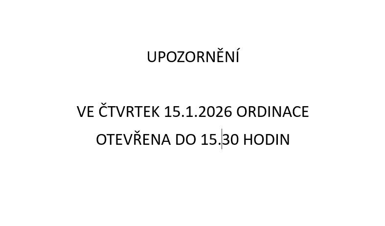 ordinace MUDr. Werner Stráž nad Nežárkou