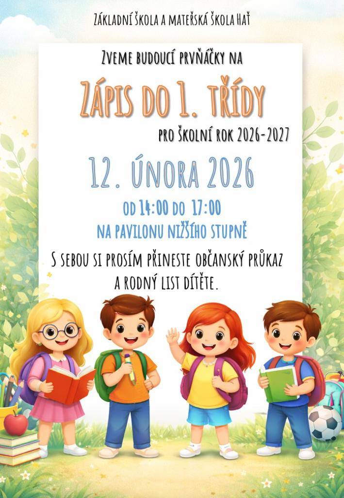 pro školní rok 2026 - 2027