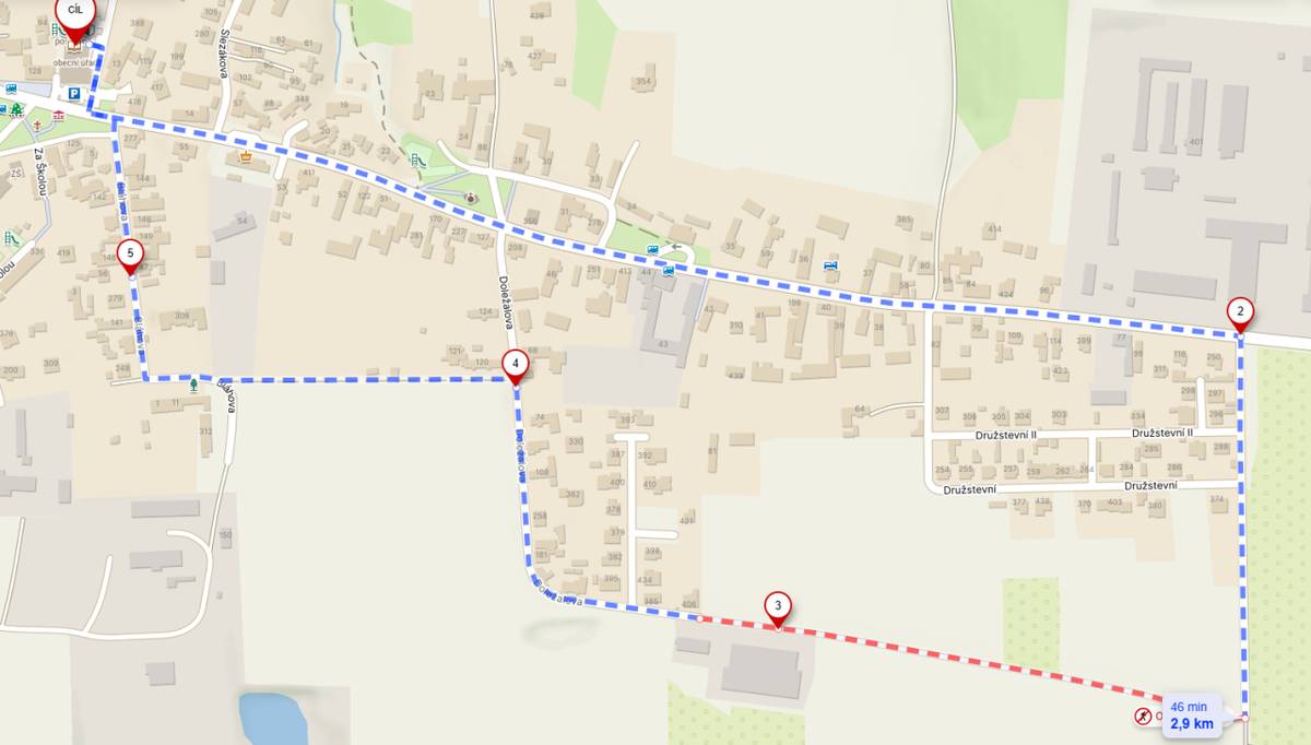 Vážení spoluobčané,  v příloze naleznete trasu masopustního průvodu.