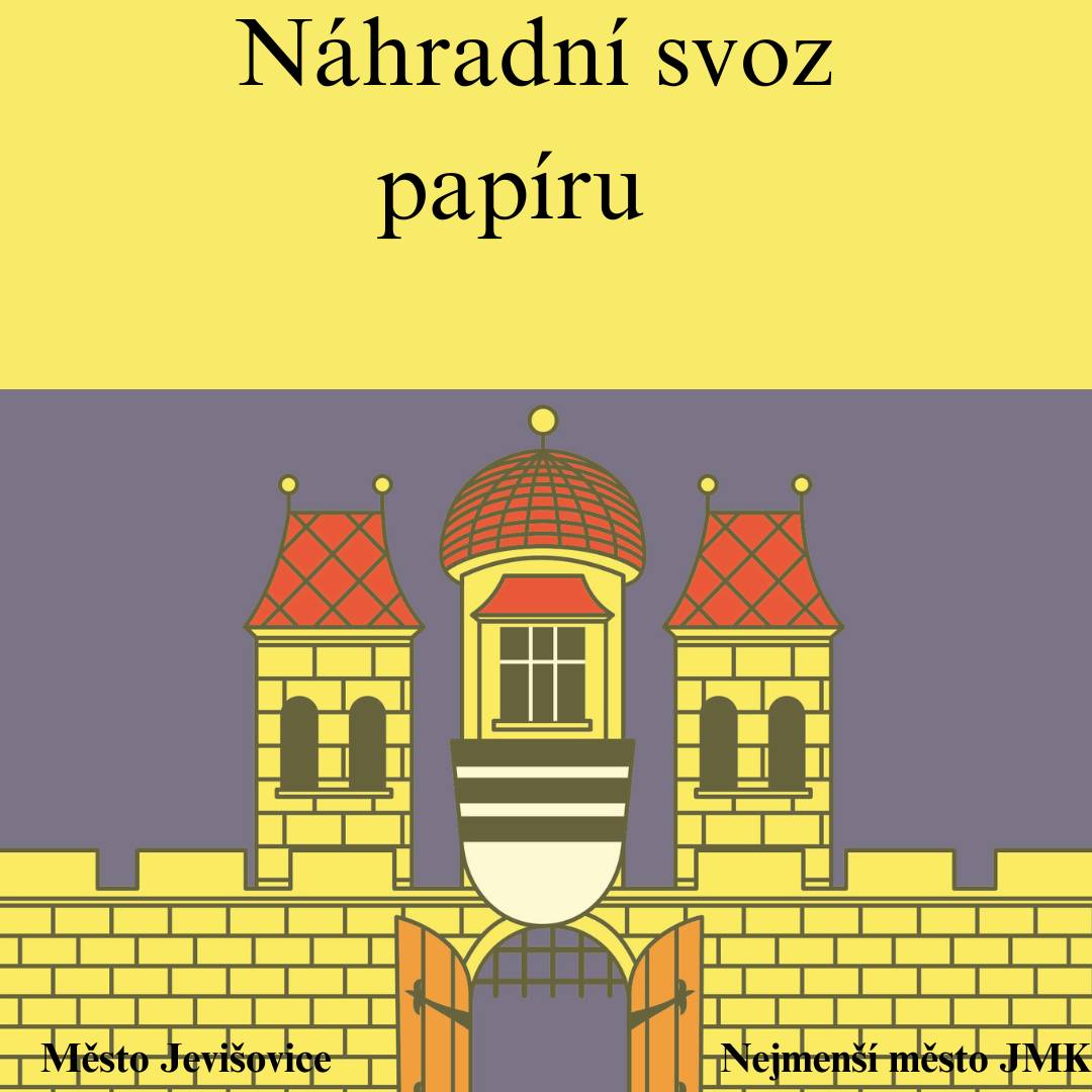 Náhradní svoz odpadních nádob na papír proběhne dnes odpoledne.  Pokud je to ve vašich silách, nádobu připravte ihned k výsypu.