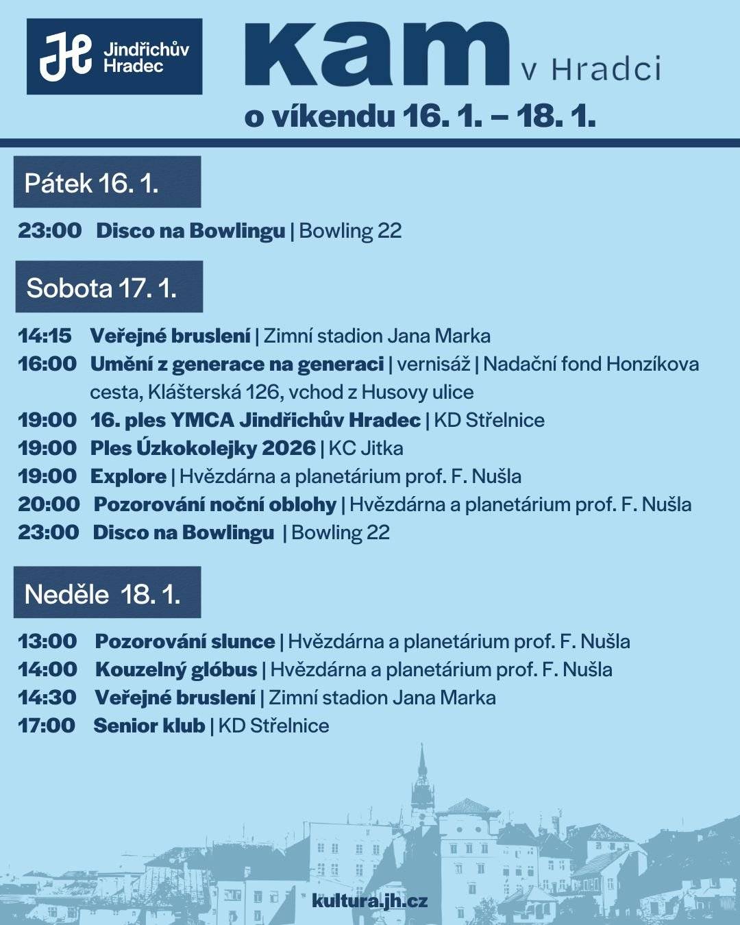 Zima ve městě rozhodně není nuda!