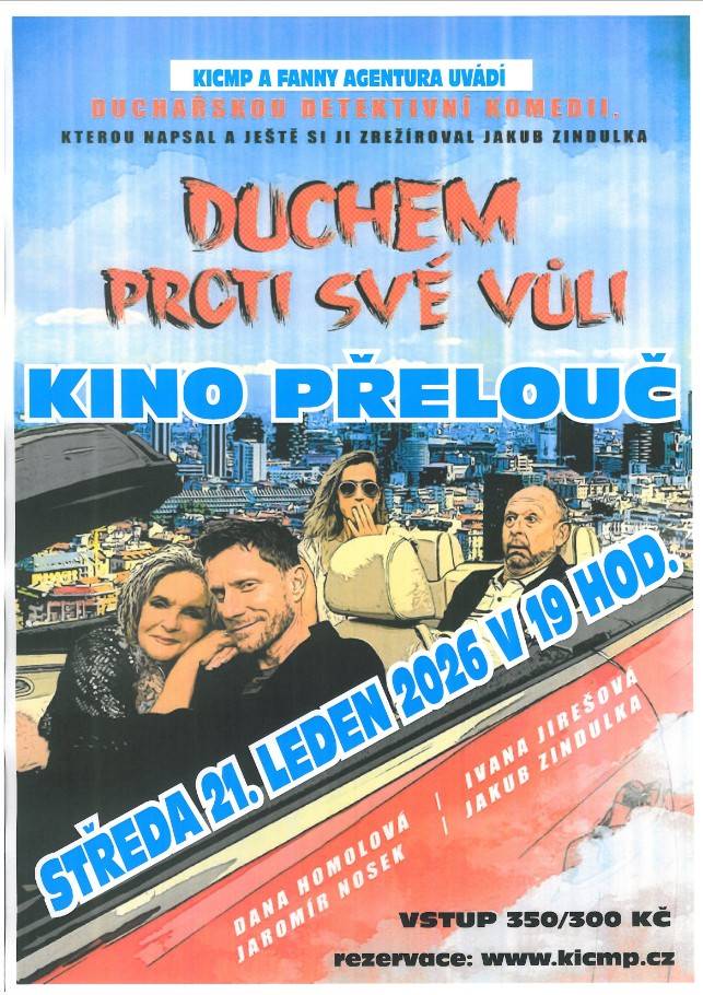 Duchařská detektivní komedie.