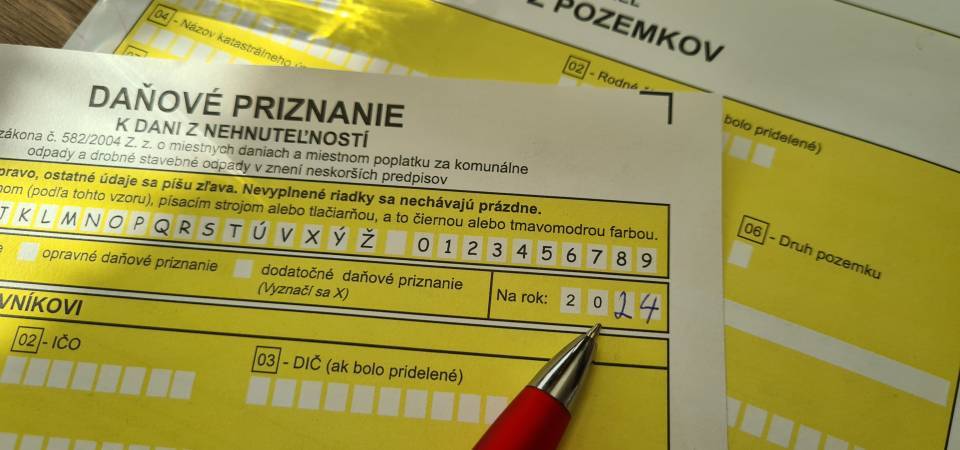Vážení občania,  pripomíname vám povinnosť podať priznanie k miestnym daniam na rok 2026. Týka sa to všetkých zmien, ktoré nastali počas predchádzajúceho roka.