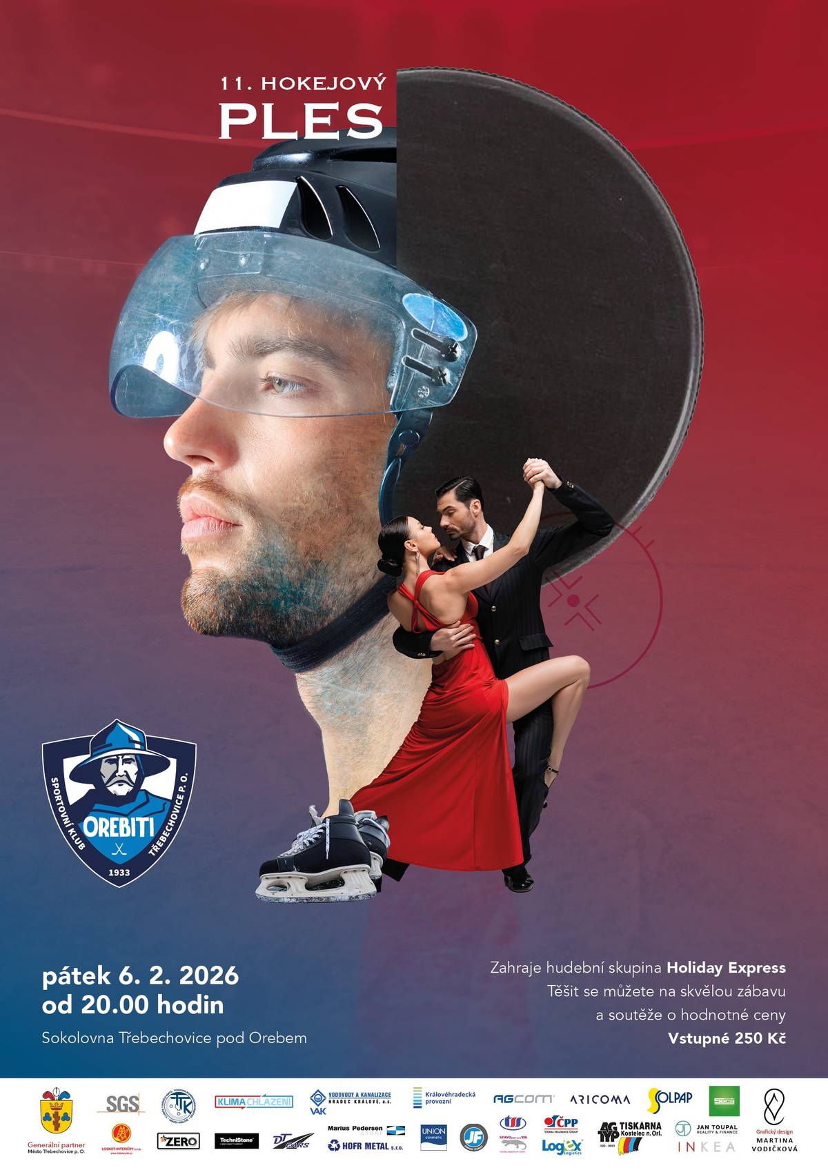 Lístky na 11. ples hokejistů jsou již v prodeji! Do 19.1. bude možno koupit lístky po tel. domluvě na čísle 731579589 (18.1. budou ke koupi během mistrovského utkání s Chocní na zimním stadiónu). Od 20.1. do 5.2. bude možno potom koupit lístky v INFO centru v Třebechovickém muzeu betlémů.
