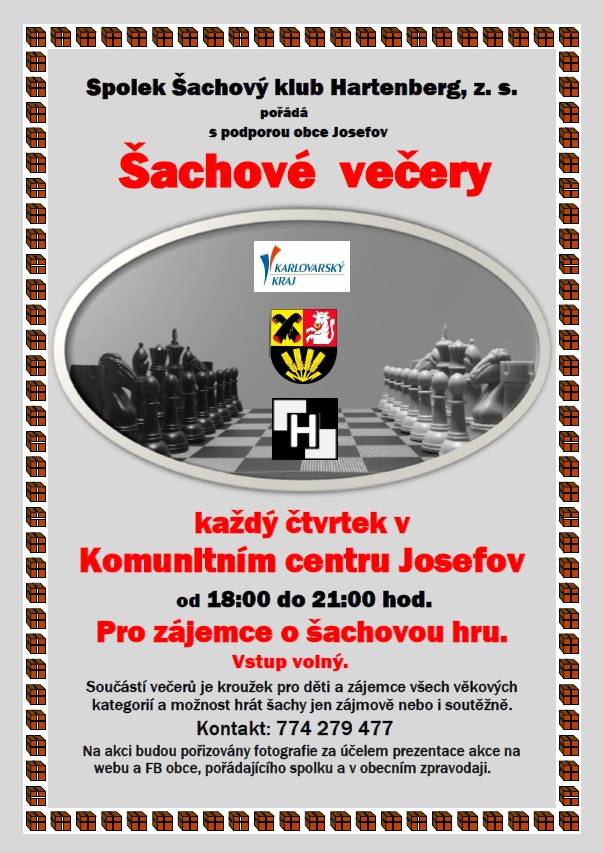 Šachové večery pod vedením p. Mikeše