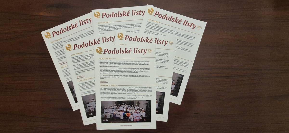 📬 První letošní Podolské listy jsou na cestě do vašich schránek! První letošní vydání Podolských listů nám bylo dnes doručeno a během víkendu je najdete ve svých poštovních schránkách. 📰 Co se v nich dočtete? • kolik se v naší obci vybralo při Tříkrálové sbírce – děkujeme všem koledníkům i dárcům, • přehledné informace o poplatcích na rok 2026 (komunální odpad i poplatky za psy), • a také pozvánky na nejbližší kulturní a společenské akce, které se v Podolí chystají. Podolské listy vám přinášejí důležité informace z obecního dění i tipy, kam společně vyrazit. 📖 Určitě si je nenechte ujít!