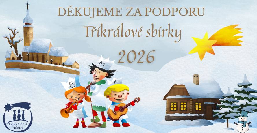 Vážení občané, děkujeme všem, kteří se zúčastnili letošní Tříkrálové sbírky. Malým koledníčkům, jejich rodičům, kteří pomohli sbírku zorganizovat a všem, co přispěli, otevřeli svá srdíčka, a společně s dětmi si zazpívali písničku. V obci Vitín se podařilo vykoledovat krásných 13.480 Kč.