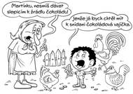 Dítě si zařídilo čokoládová vajíčka po svém