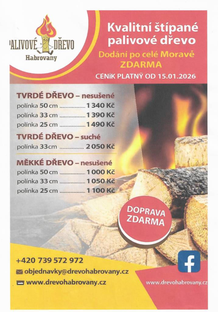 Dodání po cele Moravě zdarma