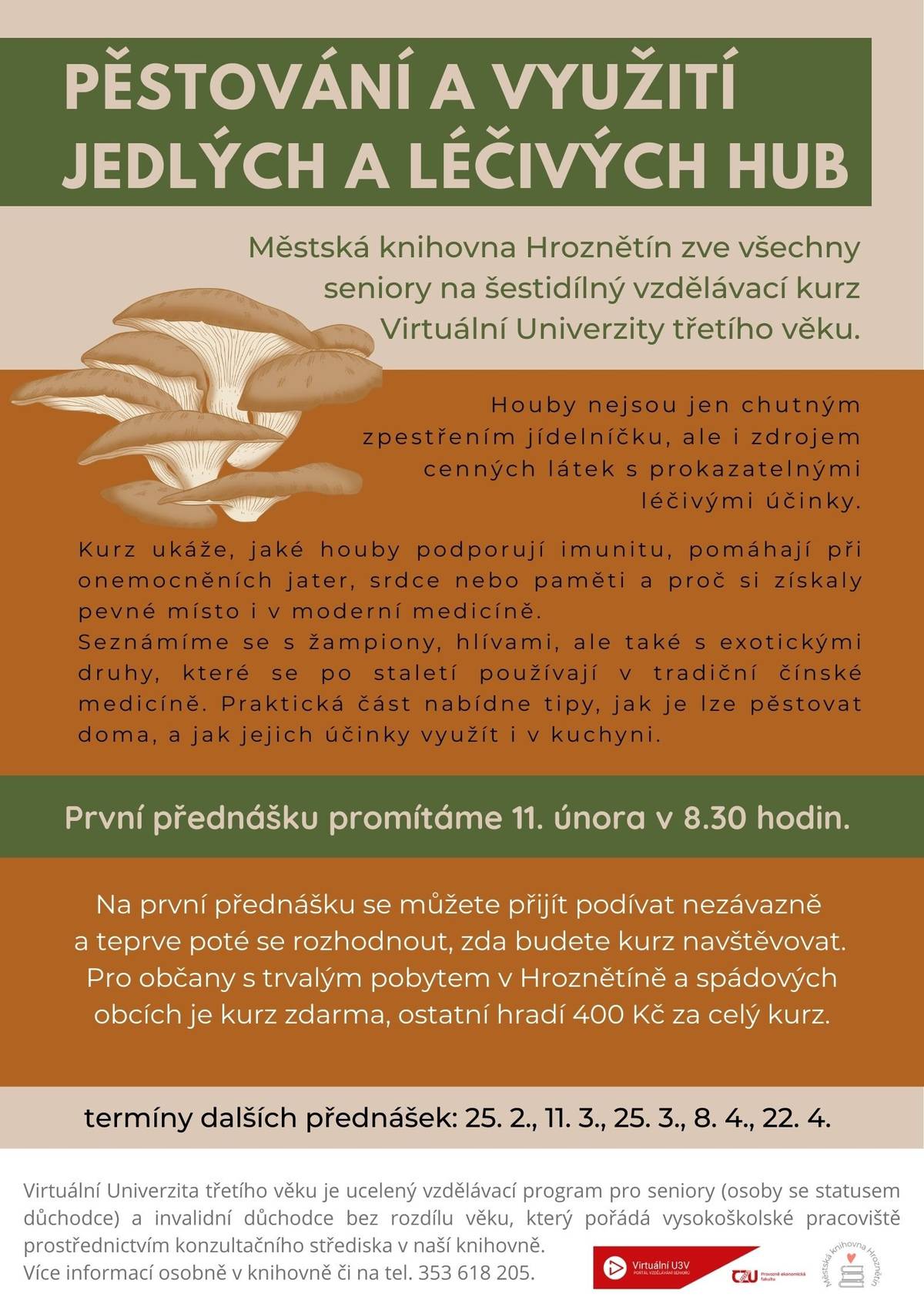 Pozvánka ke studiu University třetího věku