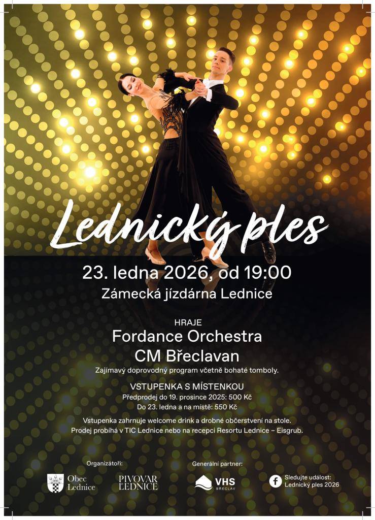 3. ročník lednického plesu.