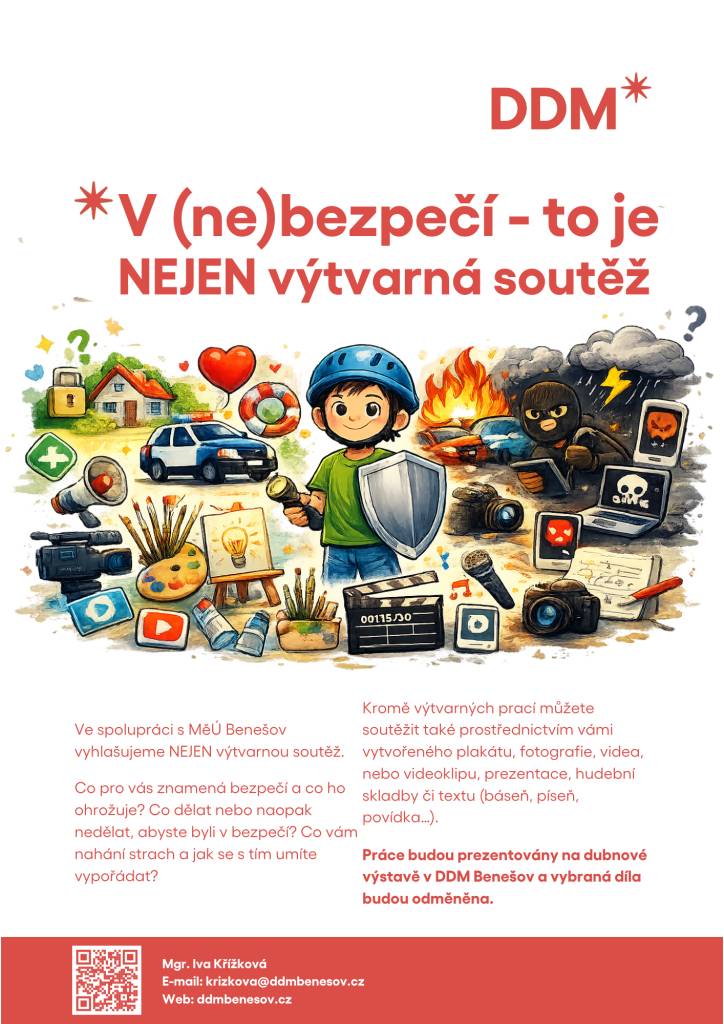 Soutěž je otevřena všem, kteří chtějí vyjádřit své postoje k tématu bezpečí a jeho ohrožení.