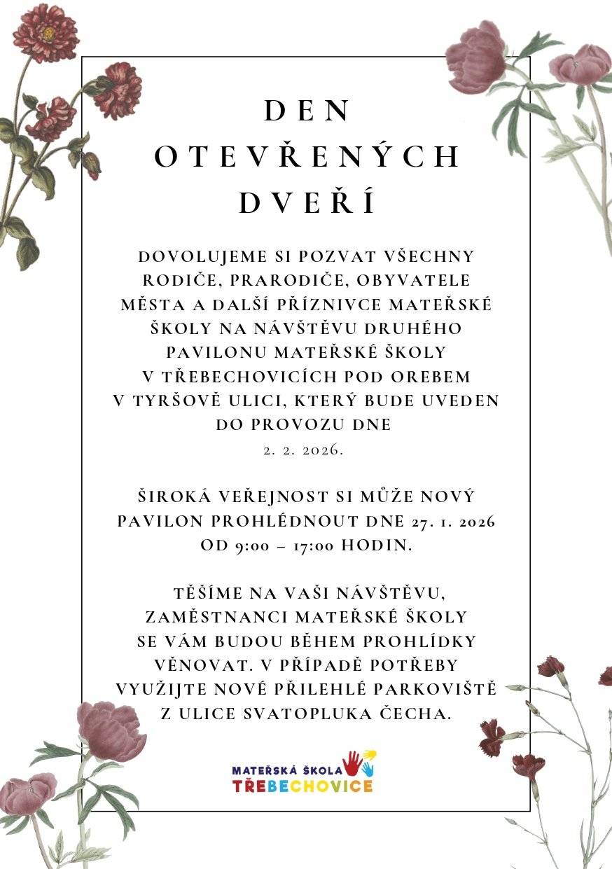 Den otevřených dveří v mateřské škole