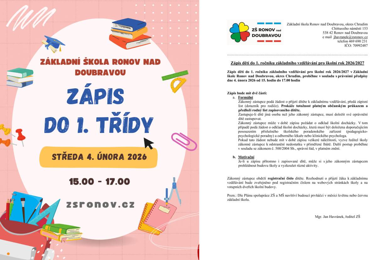 Ve středu 4. února 2026 od 15. hodin do 17.00 hodin.