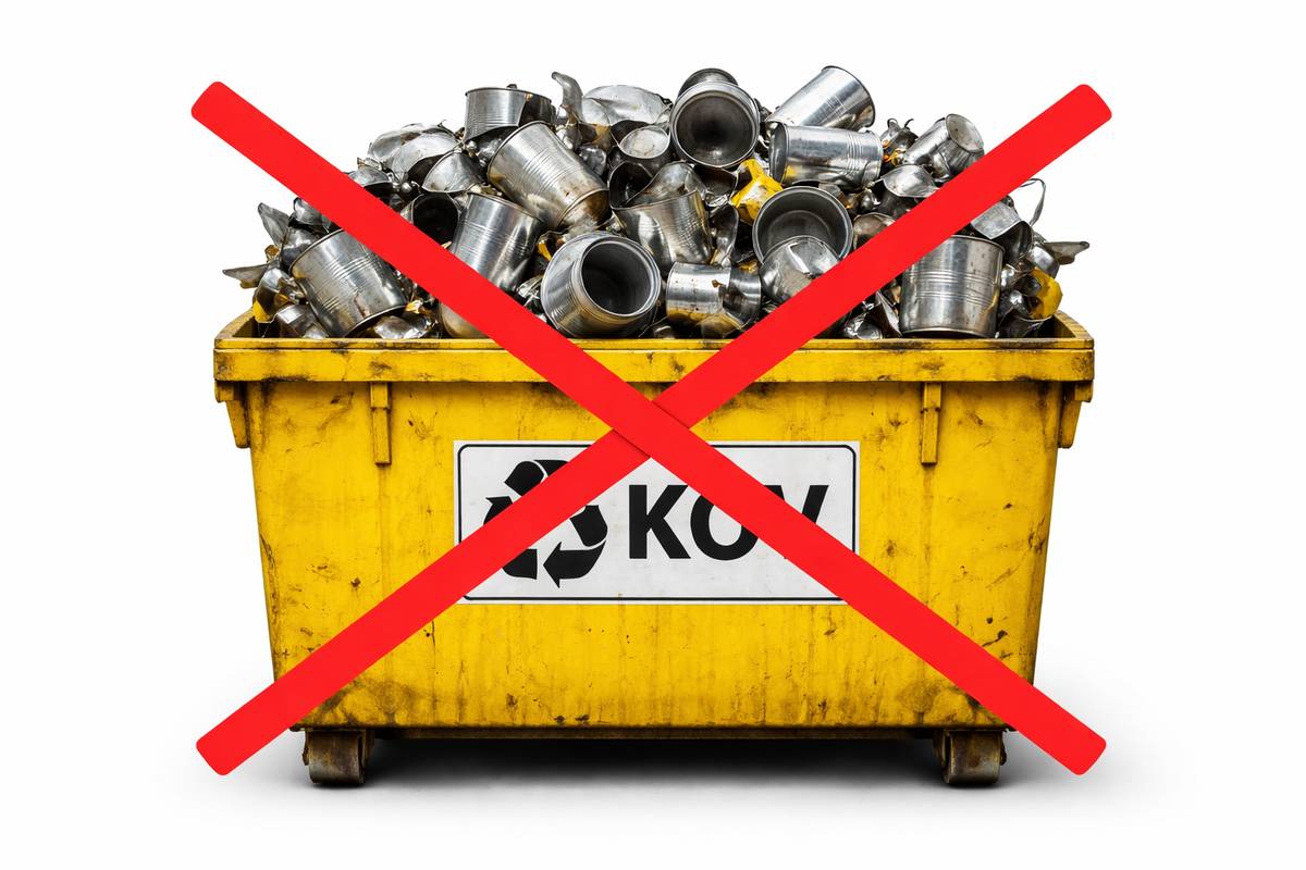 Vážení spoluobčané, v současné chvíli je kontejner na kov plný. Prosíme, nenechávejte pytle s odpadem u kontejneru. Vyčkejte s odnosem odpadu, až bude kontejner vyvezen, což by mělo být v týdnu.    Dekujeme, že udržujete čistotu u kontnejnerů.