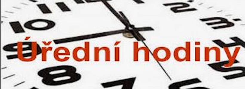 Ve středu 21.1.2026 úřední hodiny zrušeny z důvodu dovolené.