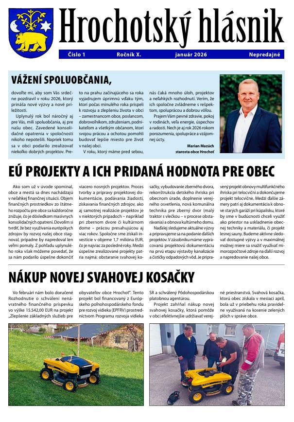 HROCHOTSKÝ HLÁSNIK