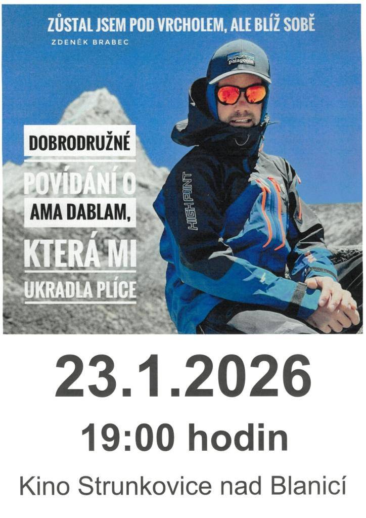 Přednáška Zdeňka Brabce o výstupu na Ama Dablam.