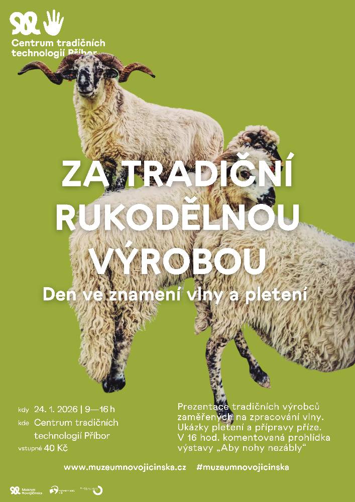 Centrum tradičních technologií Příbor Vás srdečně zve na prezentaci tradičních výrobců zaměřených na zpracování vlny.