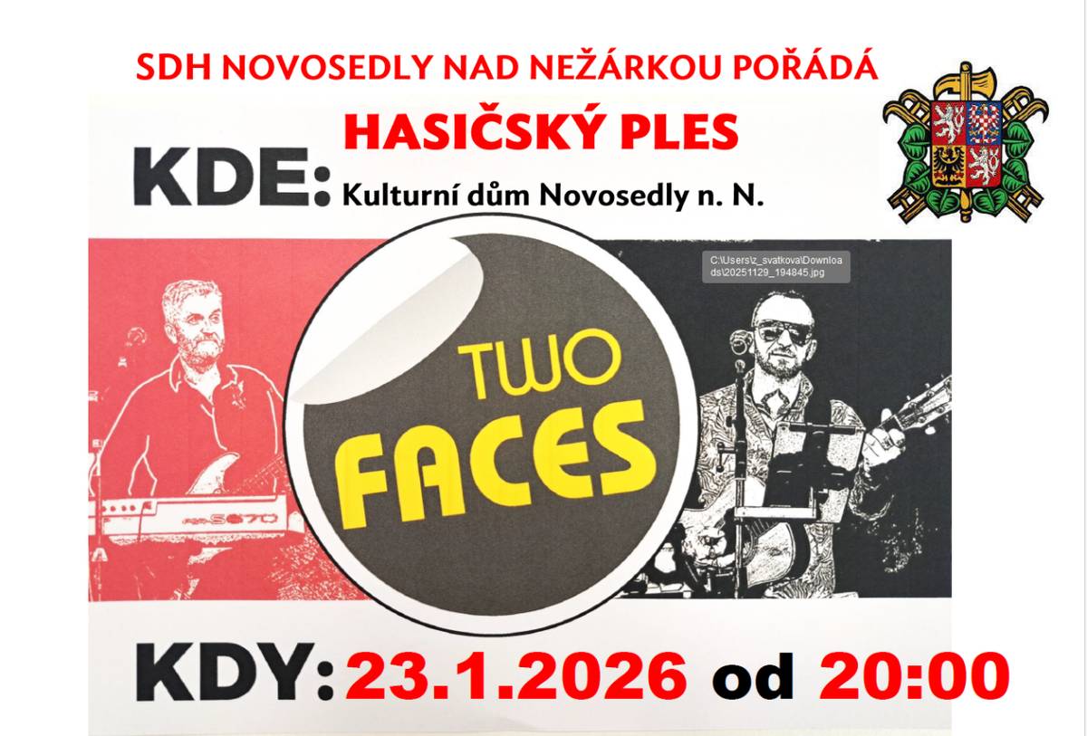 Hasičský ples v KD Novosedly nad Nežárkou