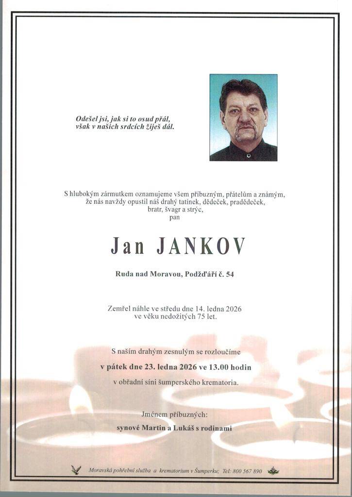 Smuteční oznámení