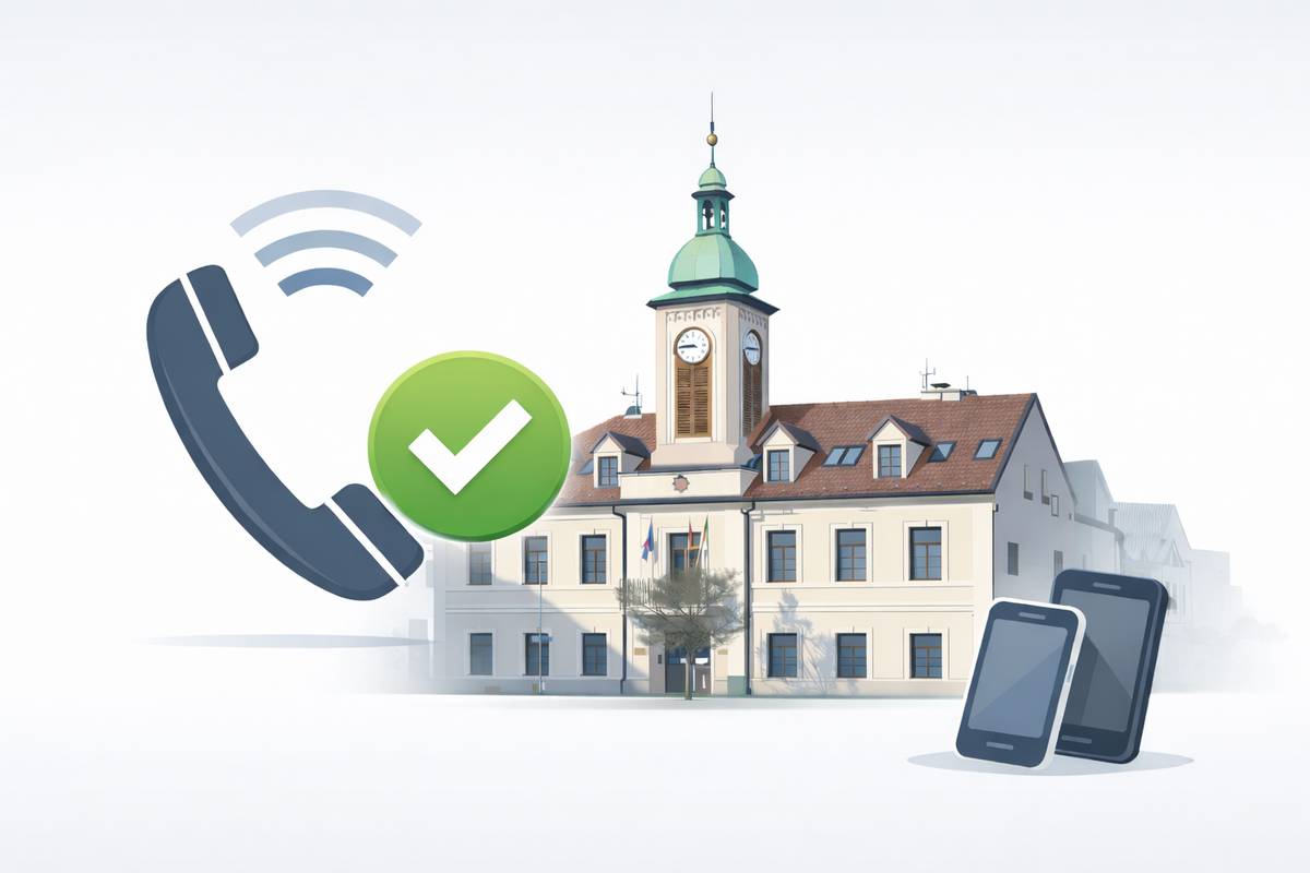 ☎️Technické potíže na pevných telefonních linkách městského úřadu byly odstraněny.  Telefonní pevné linky jsou nyní plně funkční a je možné se na ně opět bez omezení dovolat. Děkujeme všem za trpělivost během dočasných komplikací.