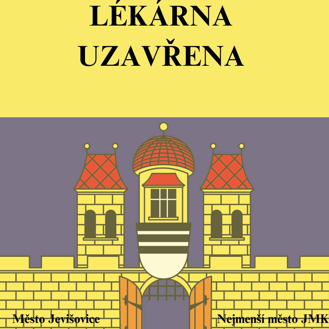 Provozovatel lékárny oznamuje, že výdejna bude v úterý 20.1. a v pátek 23.1. bude lékárna zavřená z důvodu nemoci.