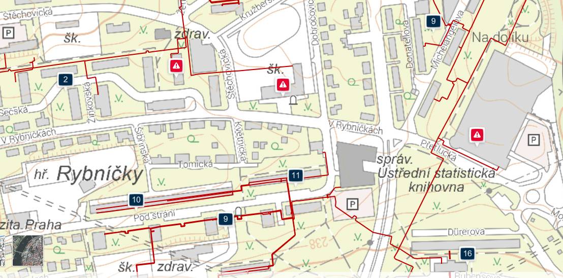 Na území MČ Praha 10, konkrétně Skalka, Na Padesátém, Rybníčky a Staré Strašnice, došlo k poruše potrubí a bylo nutné přerušit dodávky tepla a teplé vody. Příčinou je netěsnost na primárním ...