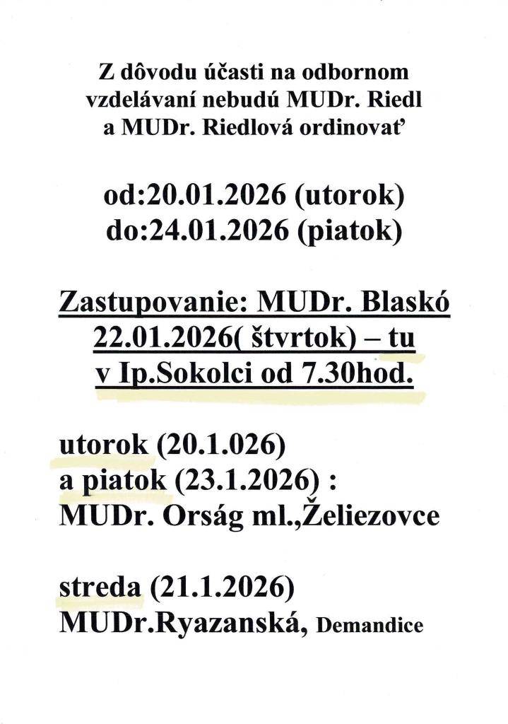 ordinácia obvodného lekára