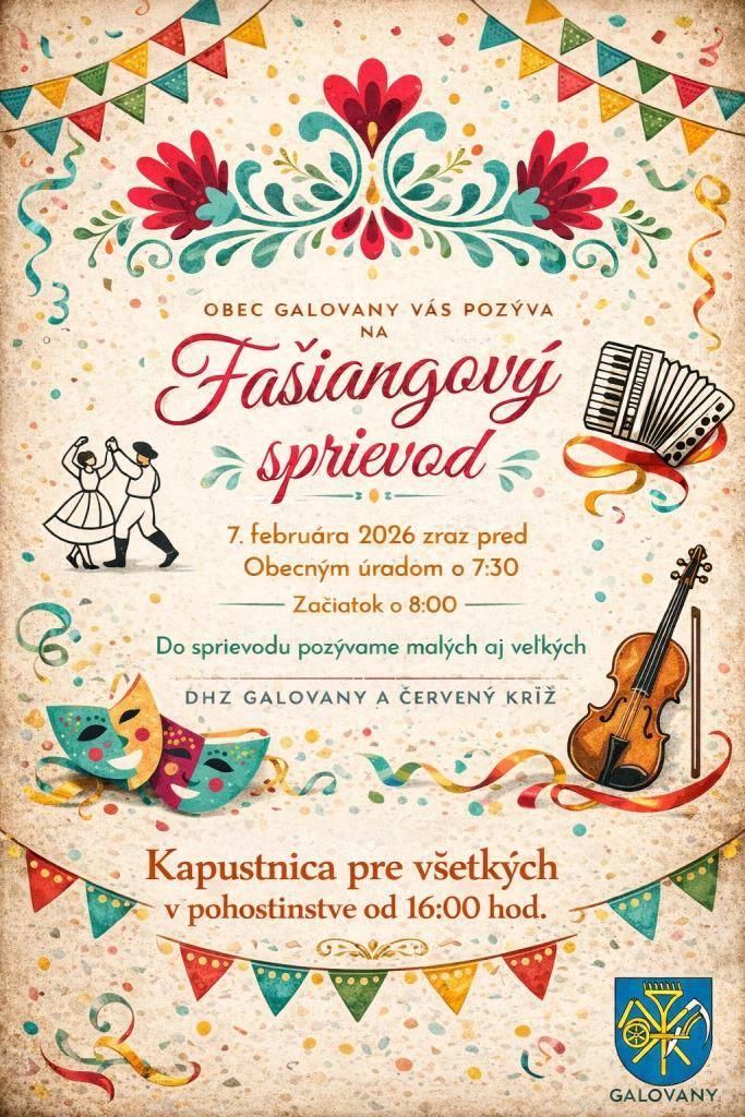 Pozvánka na Fašiangy 2026