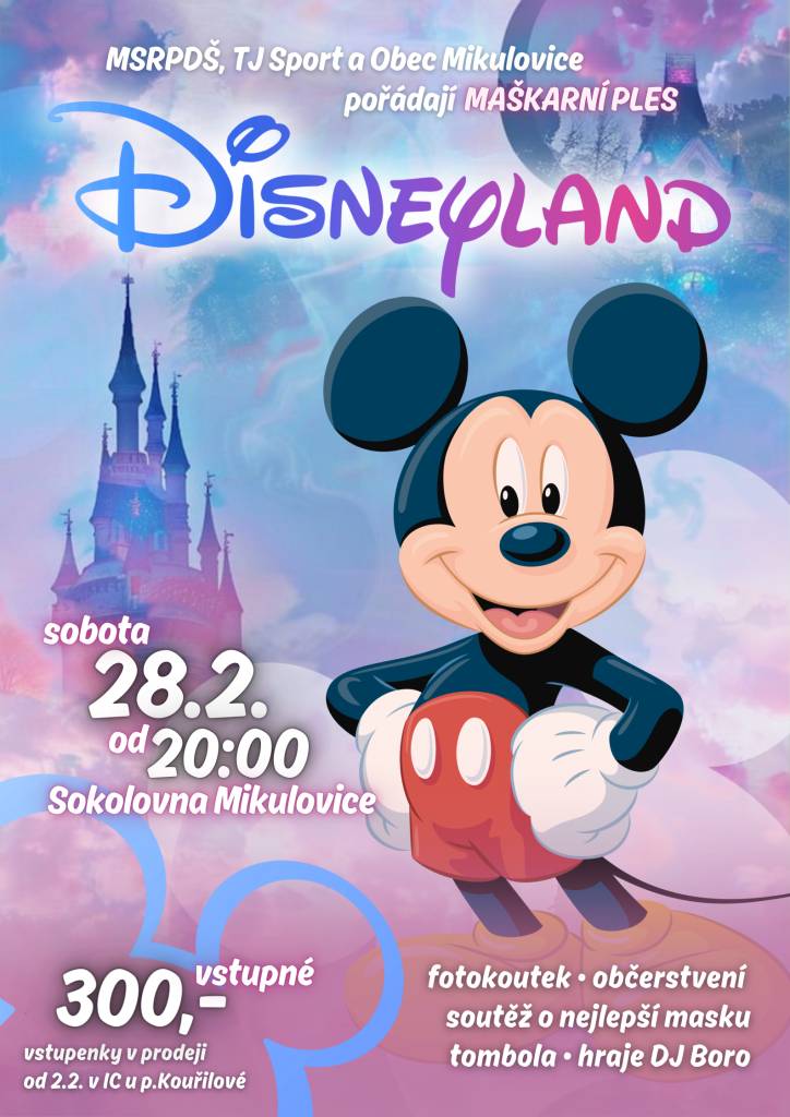 předprodej vstupenek od 2. února - Místní knihovna a IS Mikulovice