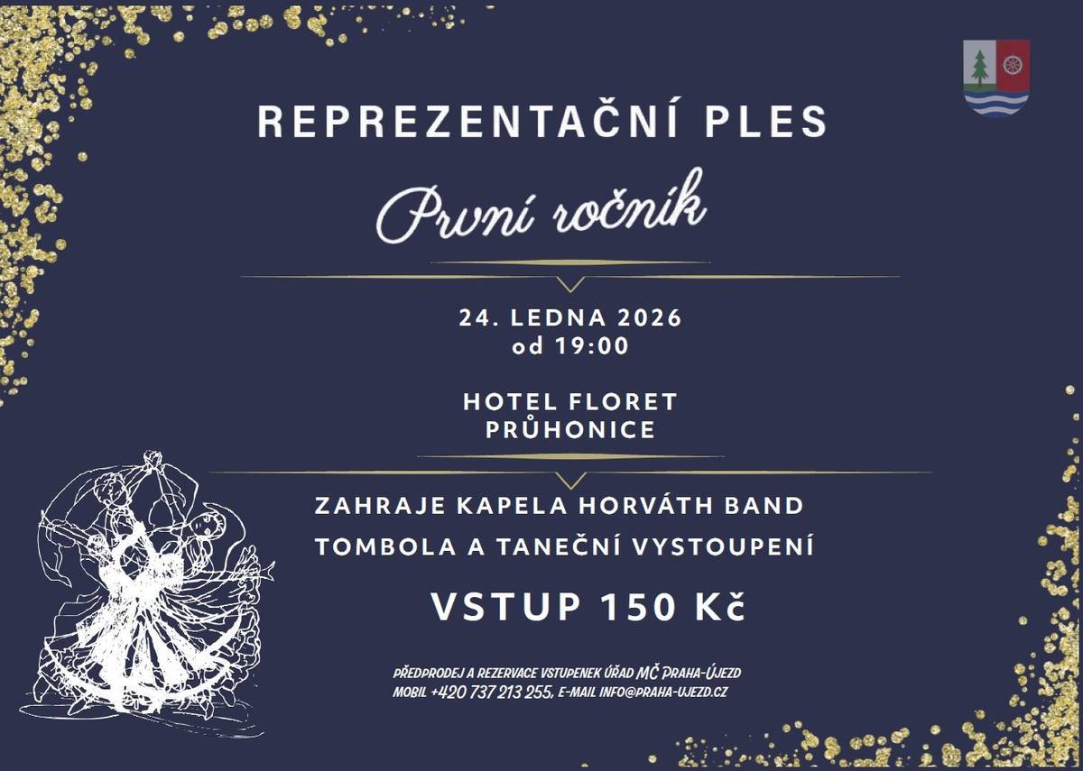 Na reprezentační ples městské části zbývá v prodeji posledních pár kusů vstupenek. Zájemci si vstupenky mohou zarezervovat na tel. č. 272 690 692 nebo 737 213 255.