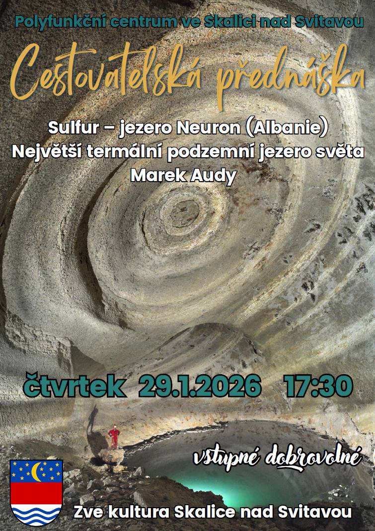 Přijměte pozvání na cestovatelskou besedu do PKC Skalice nad Svitavou