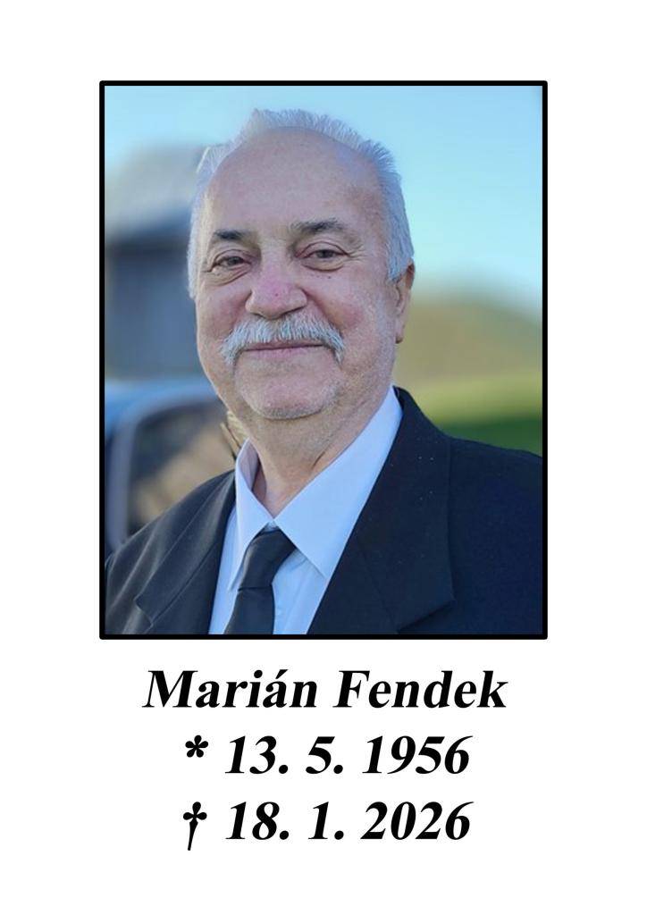 Posledná rozlúčka sa uskutoční 24. 1. o 10.00 hod. v dome smútku v Liptovskej Tepličke.