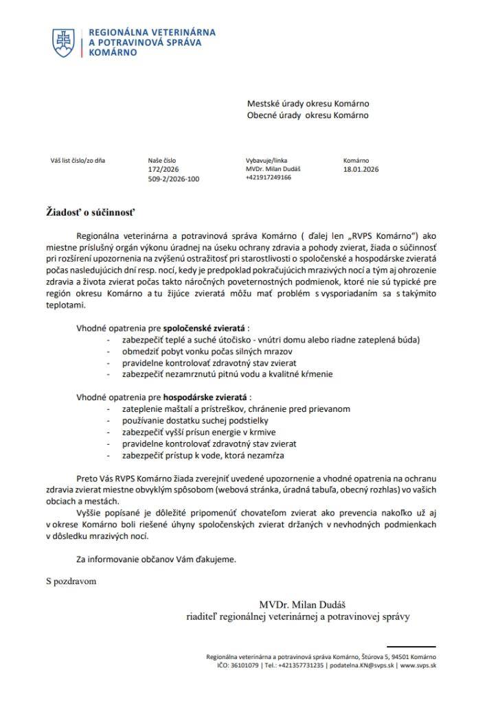 Oznam - Értesítés