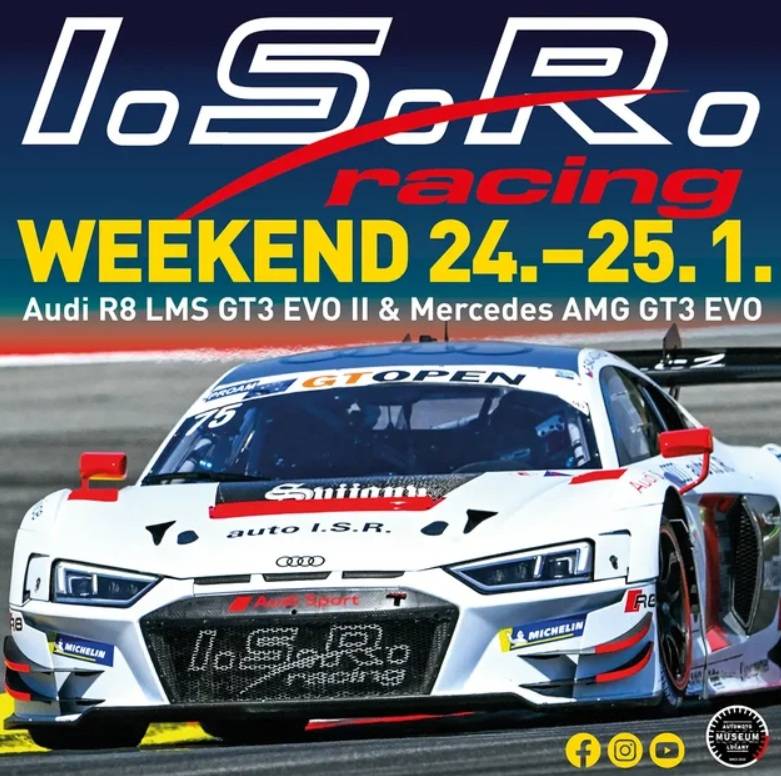Závodní tým I.S.R. Racing POUZE o víkendu 24.–25.1.